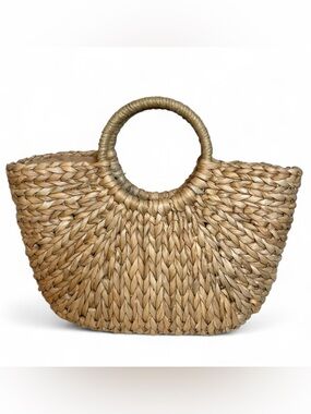 Woven Straw Beach Resort Vacation Purse Boho Coastal
